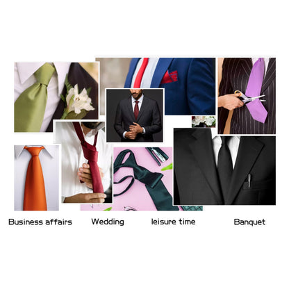 Solid Color Neckties – Timeless Style, Perfect Finish (Dark Blue)