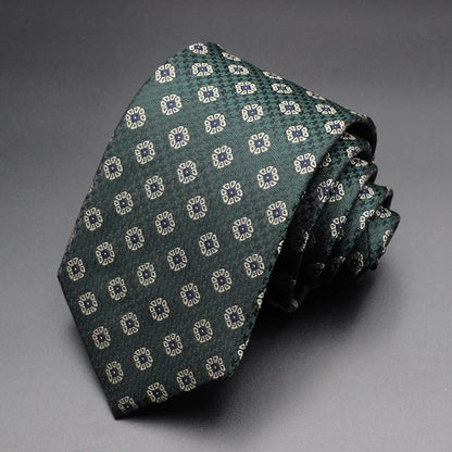 Paisley Geometric Necktie Luxury High Quality Necktie