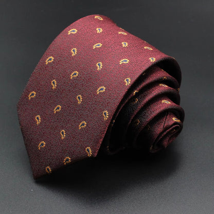 Paisley Geometric Necktie Luxury High Quality Necktie