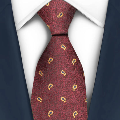 Paisley Geometric Necktie Luxury High Quality Necktie